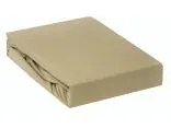 Prześcieradło Jersey z gumką oliwkowe 120x200   024